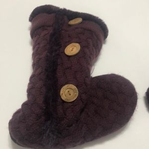 Muk luks boots purple size xl 9-10